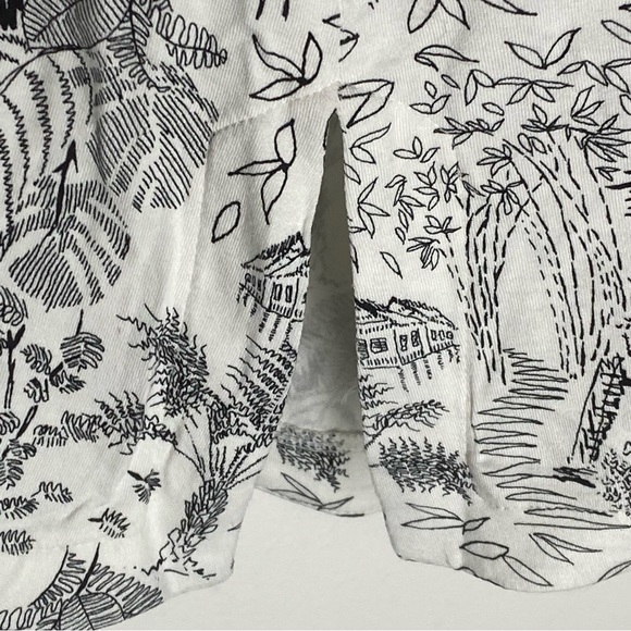 J. Jill Wearever Collection BW palm print tank top - Picture 4 of 6